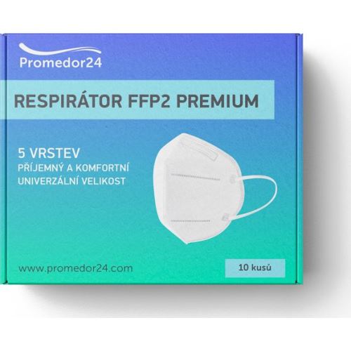 PROMEDOR PREMIUM PRM2403 / Skládaný 5 vrstvý respirátor Promedor KN95 / FFP2