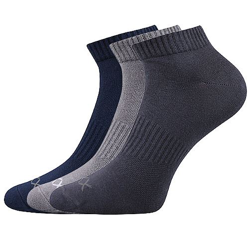 VoXX BADDY A / Slabé bavlněné ponožky, 3 páry v balení
