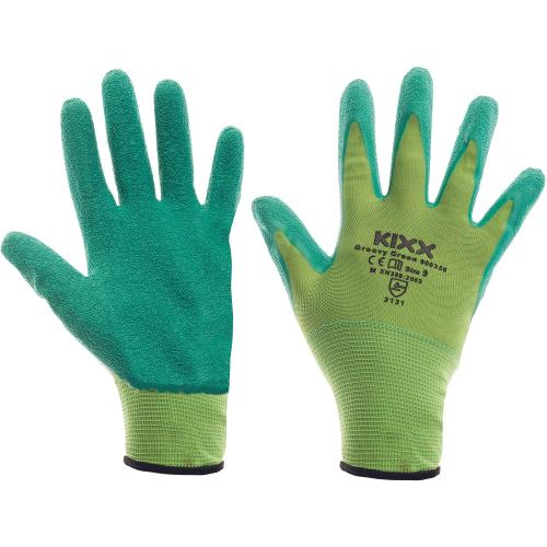 KIXX GROOVY GREEN / Povrstvené rukavice
