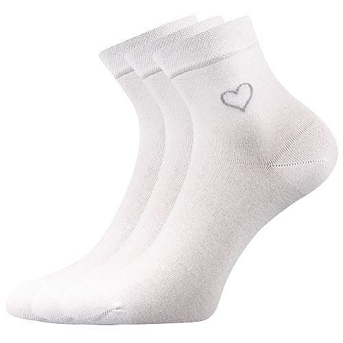 LONKA FILIONA / Dámské elegantní ponožky se srdíčkem