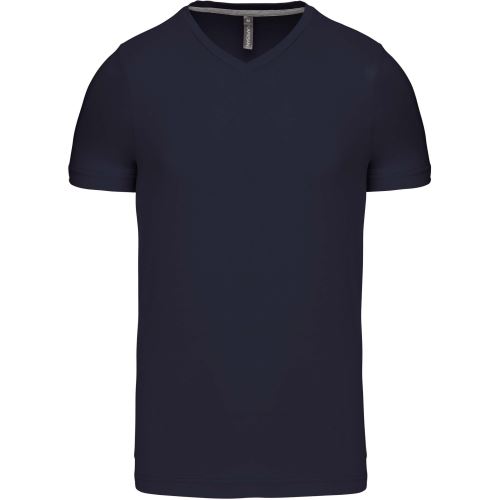 KARIBAN VINTAGE V-NECK K357 / Pánské tričko s krátkým rukávem