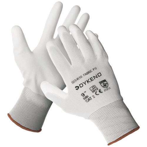 DYKENO Fabric PU / Textilní máčené montážní rukavice
